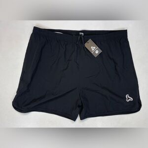 SILKWORLD Swim Shorts Men XXL Black With Pockets NWT